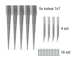 Zestaw kotw 6