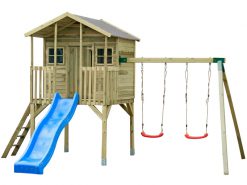 Domek dziecięcy Bartek z podwójną huśtawką
