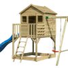 Domek dziecięcy Big BOB ze ślizgiem i pojedyńczą huśtawką