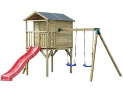 Domek dziecięcy Hank 2 z podwójną huśtawką