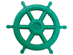 Koło sterowe duże - zielone